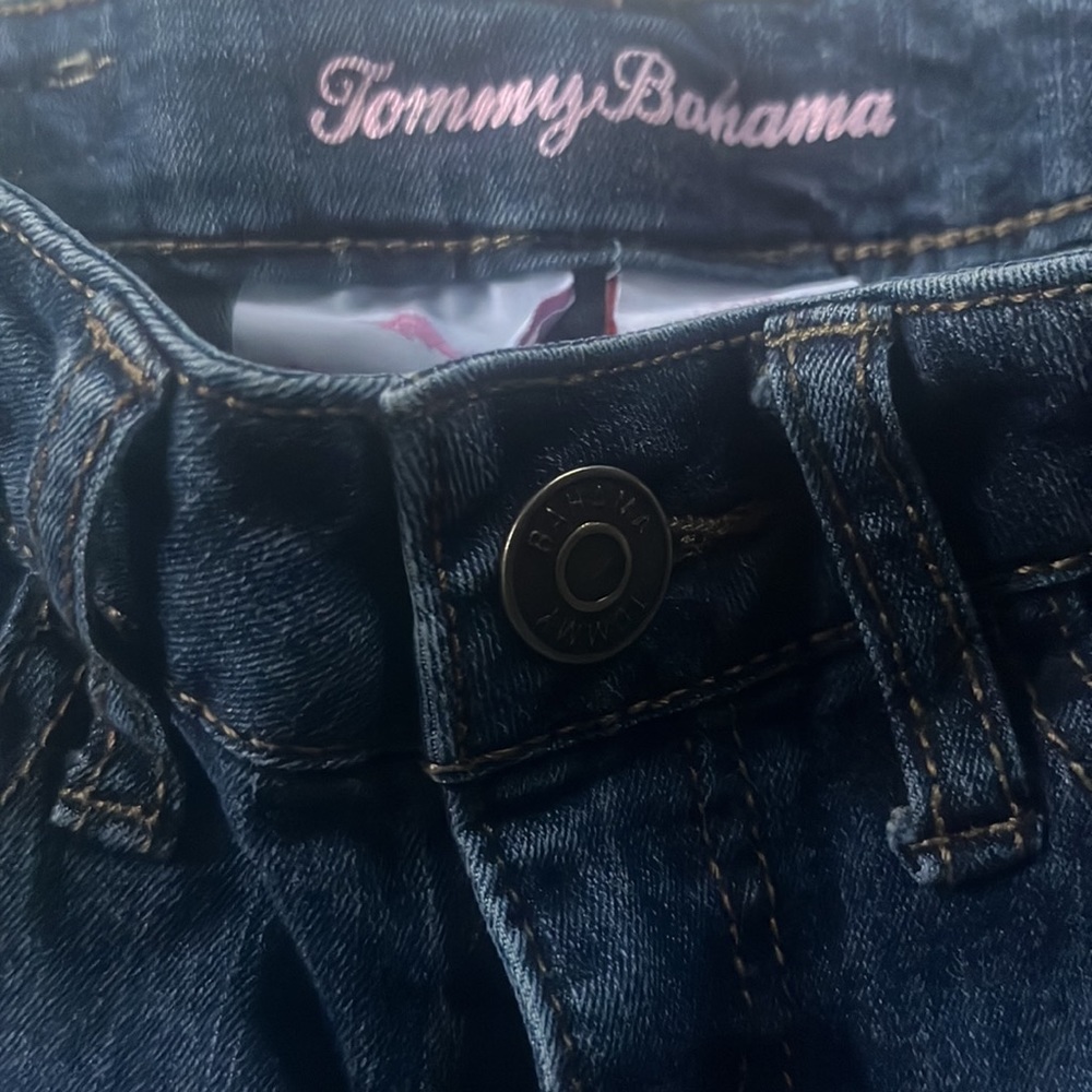 Tommy Bahama Girls Dark Blue Denim Jeans Size 10 - Picture 4 of 9